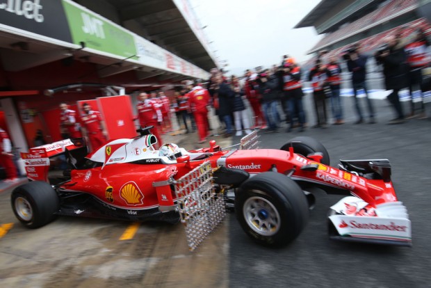 F1: Vettelé az első vér a teszten 1 Ferrari SF16-H, Sebastian Vettel