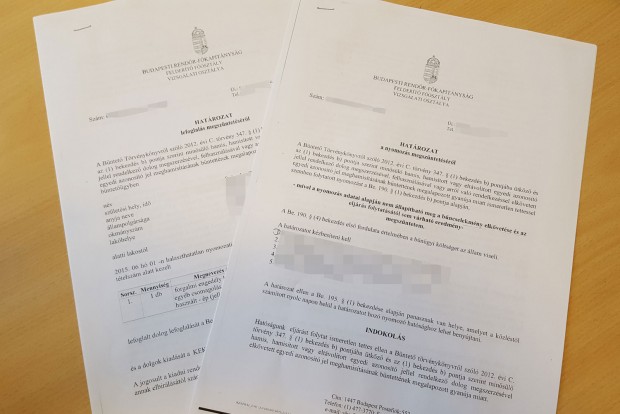 Így vitték el a rendőrök az autómat 2 Audi-papírok