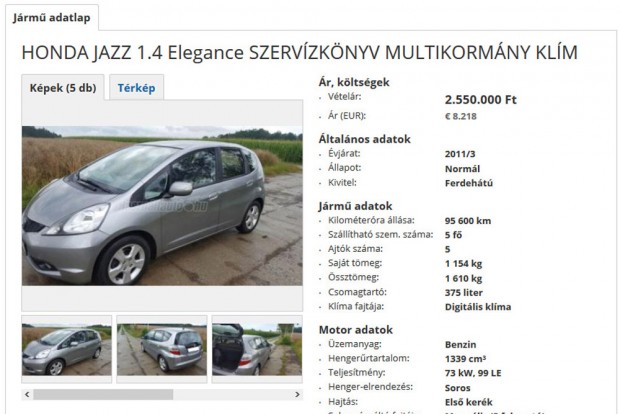 Használt autó: a nagy kamu 1 Piackutatás vagy átverés? Azonos fotók, a kocsin rajta van a remélt árrés
