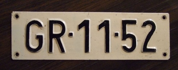 Ezeket biztos nem tudtad a magyar rendszámról 1 Hungarian_License_plate_before_1990