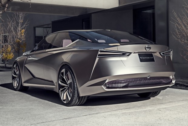 Így folytatja a Nissan 1 A fejlődést a szakemberek is értékelték, a Vmotion 2.0 tanulmány dizájndíjat nyert a Detroit-i kiállításon.