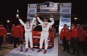 A Citroen Xsara WRC győzelemmel mutatkozott be első versenyén, a spanyol ralibajnokságban,