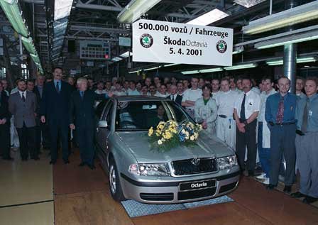 Elkészült az ötszázezredik Skoda Octavia