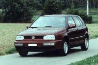 A Golf III 1991 és 1997 között volt gyártásban