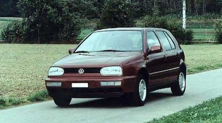 A Golf III 1991 és 1997 között volt gyártásban