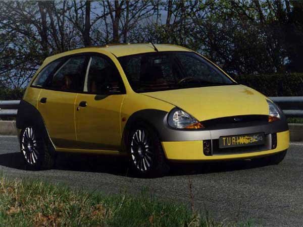 Izgalmas tanulmány volt a Ford Puma 125 lovas motorjával szerelt Turing Ka. Az 1998-as Torinói Szalonon mutatták be