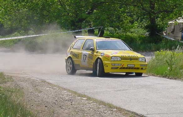 A Golf Kit-Car-ral versenyző Szabó-Takács páros volt a leggyorsabb az F2-es mezőnyben