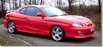 Hyundai Tiburon ATH módra