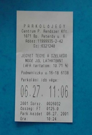 Égbe szökő parkolási díjak Budapesten