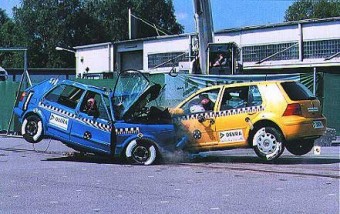 Kompaktautók biztonsága húsz éve és ma