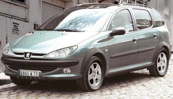 Szabadidőkombi a Peugeot 206-osból