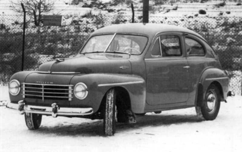 A Volvo PV 444-ben sokáig feláras volt a fűtőrendszer