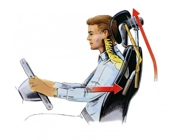 A Saab aktív fejtámlája kapta a 2001-es Közlekedésbiztonsági Díjat