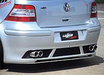 Lumma Golf IV GT/S4 5 Négycsöves kipufogórendszer bocsátja szabadjára a turbómotor hangját
