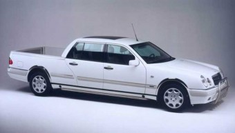 Binz luxusteherautó E-Mercedesből