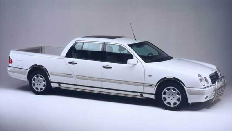 Binz luxusteherautó E-Mercedesből