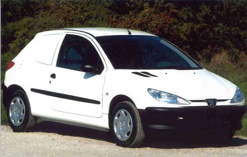 Haszonjármű a Peugeot 206-ból