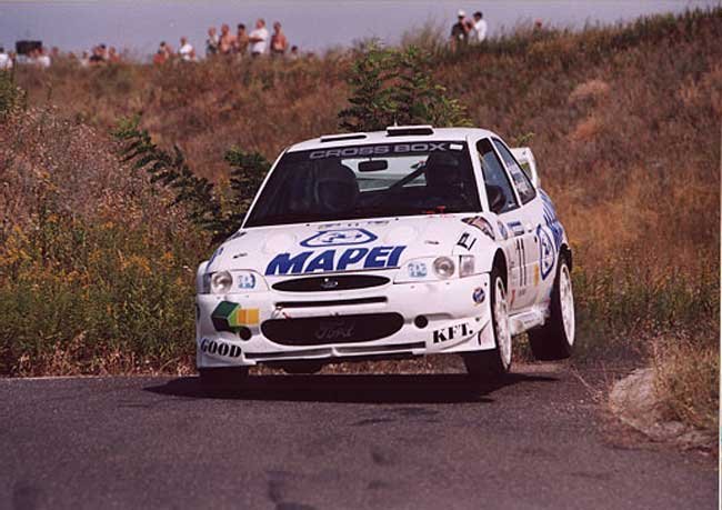 Szeleczky Tamás Ford Escort WRC-je ezúttal sem bírta végig, négy szakaszt teljesített két turbóal