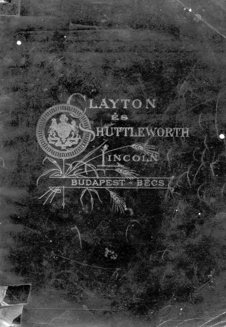 9081_78783_1000x700.jpg | Vezess | Vezess A Clayton és Shuttleworth angol iparvállalat történetét ismertető könyvritkaságot 1896-ban adták ki