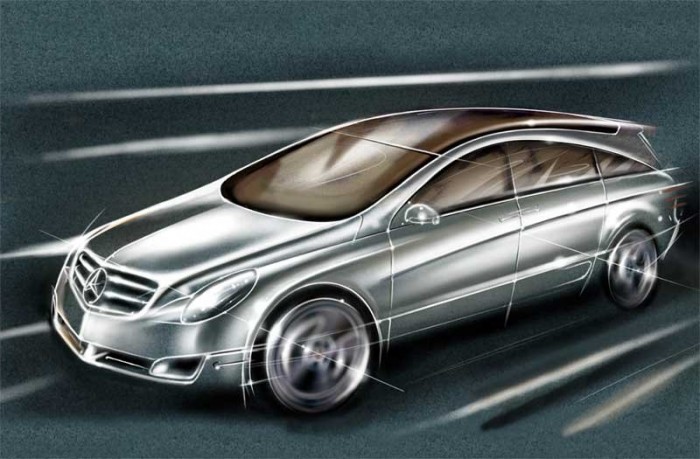 Hatszemélyes Mercedes túraautó Detroitban