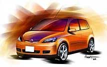 Mazda Demio utód Genfben