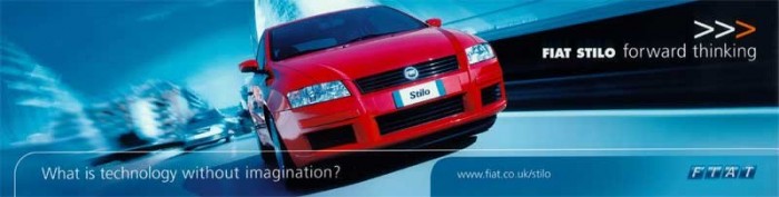 Kéttonnás Fiat Stilo poszter