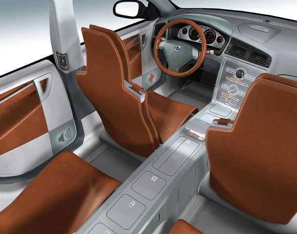 A légzsák fedele átlátszó. Ezzel is autói biztonságára hívja fel a figyelmet