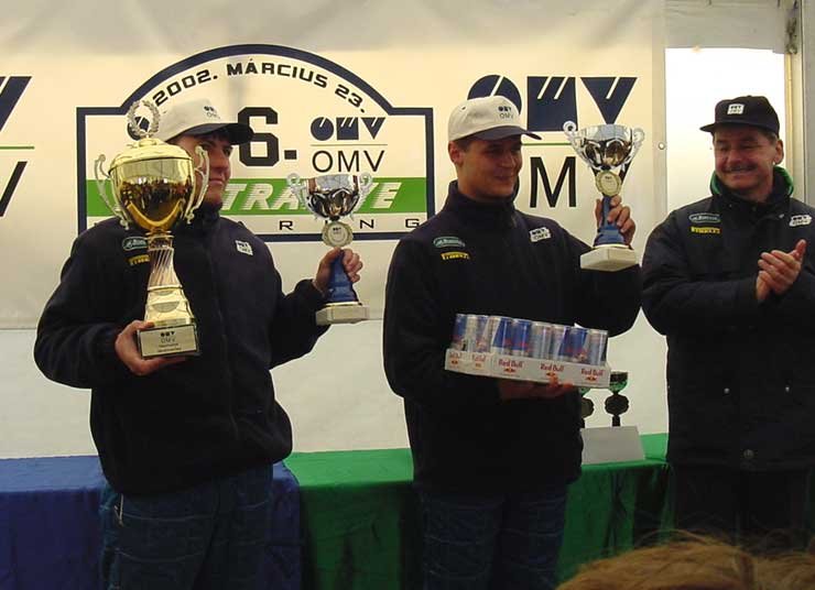 A bemelegítő ralit Benik Balázs és Somogyi Pál nyerte