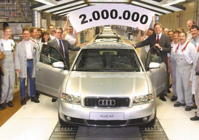 Elkészült a kétmilliomodik Audi A4-es