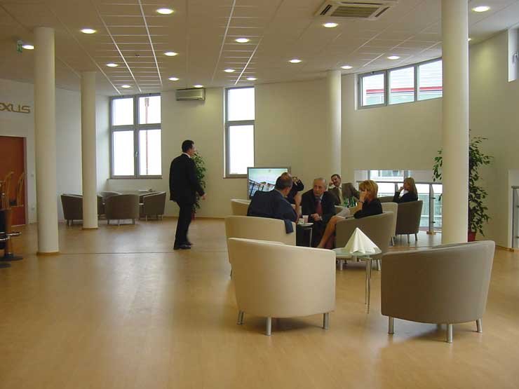 A belső tér is reprezentatív