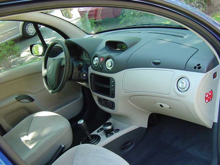 A belső tér is vidám