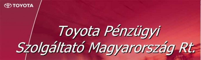 Központi autófinanszírozás a Toyotától