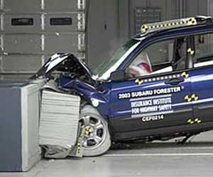 Törésteszten a Subaru Forester