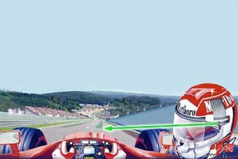 Lézersisak Schumachernek