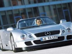 612 lóerő nyitott  tetővel - AMG CLK-GTR Roadster