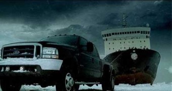 A jégtörő Ford F-350