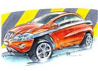 Kia tanulmányautó Párizsban