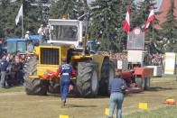 Sokak kedvence még mindig a Rába Steiger. A 245 lóerős, 1976-ban gyártott traktor legjobb eredménye végül 53,39 méter lett