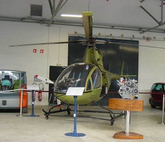 Könnyűsége, megbízhatósága, rezgésmentes járása és ereje tette alkalmassá helikopterek hajtására a 190 lovas Wankel-motort