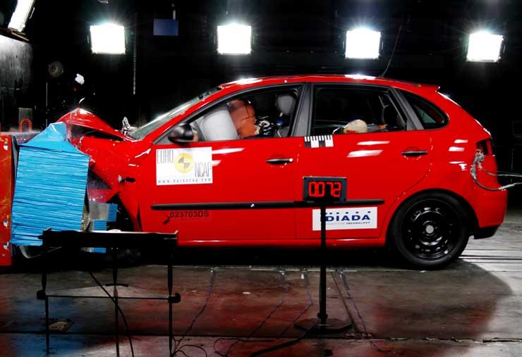 A Seat Ibiza karosszériája nagyon szilárdnak bizonyult, az eredmény 4 csillag