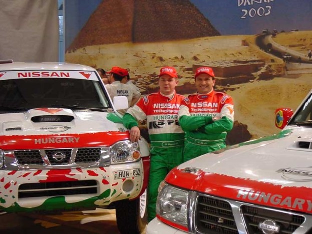 Elkészült Kiss Sándor Dakar-ralis Nissanja