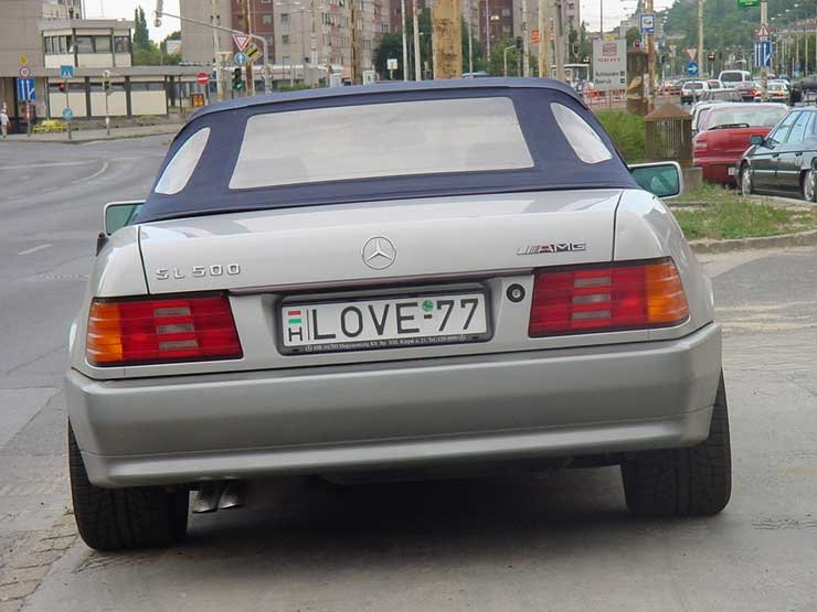 Rendszámok: drága egyediség