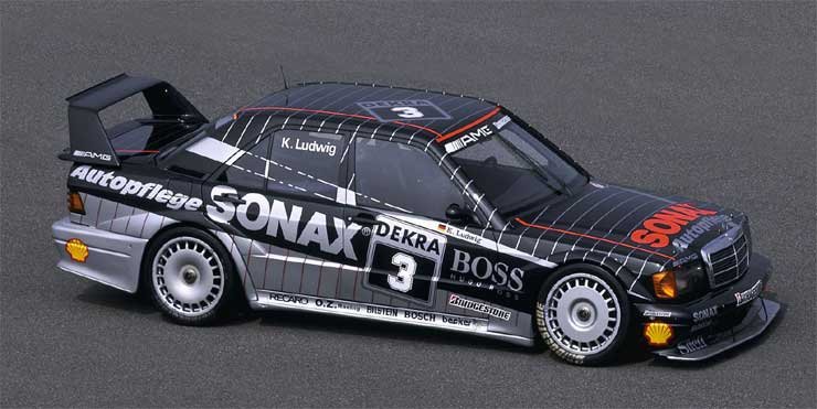 Klaus Ludwig 1992-ben bajnok lett a DTM-ben a 190 E 2.5-16 Evolution II-vel. Az AMG istálló 1991-ben és 1992-ben is győz a csapatversenyben