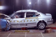 Oldalütközésnél pompás, frontálisnál megfelelő, gyalogosgázolásnál elfogadhatatlan eredménnyel zárult (0 pont és csillag) a Skoda Superb töréstesztje az Euro NCAP értékelése szerint