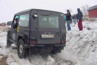 Talán a legjobb terepjáró a Silverstone terepgumis Steyr-Puch / Mercedes G