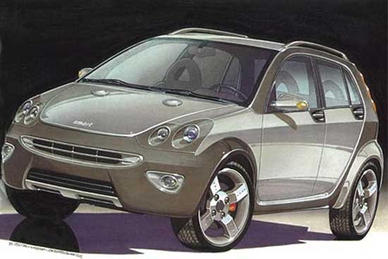 4×4-es egyterű a Smarttól