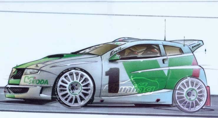 Az új raliautó nem az Octavia WRC-re épül, merőben új fejlesztés