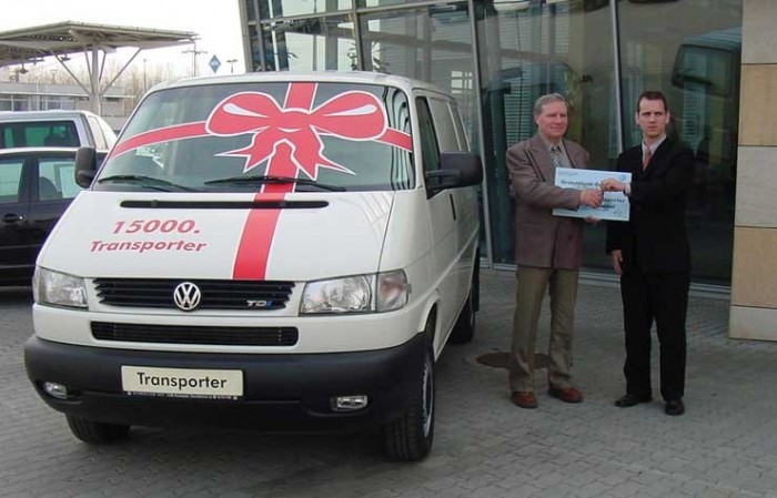 Átadták a 15 ezredik VW Transportert