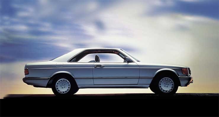 Az elegancia netovábbja a C 126-os kupé az egykori S-osztály alapjain