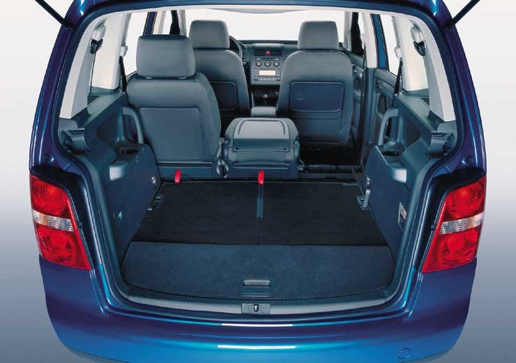 Egyszerűen variálható a Touran utastere, mivel ülései egyesével állíthatók